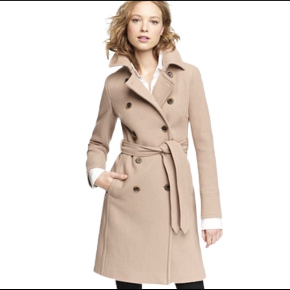 J. Crew Boulevard Trench Stadium Coat 6 Saddle